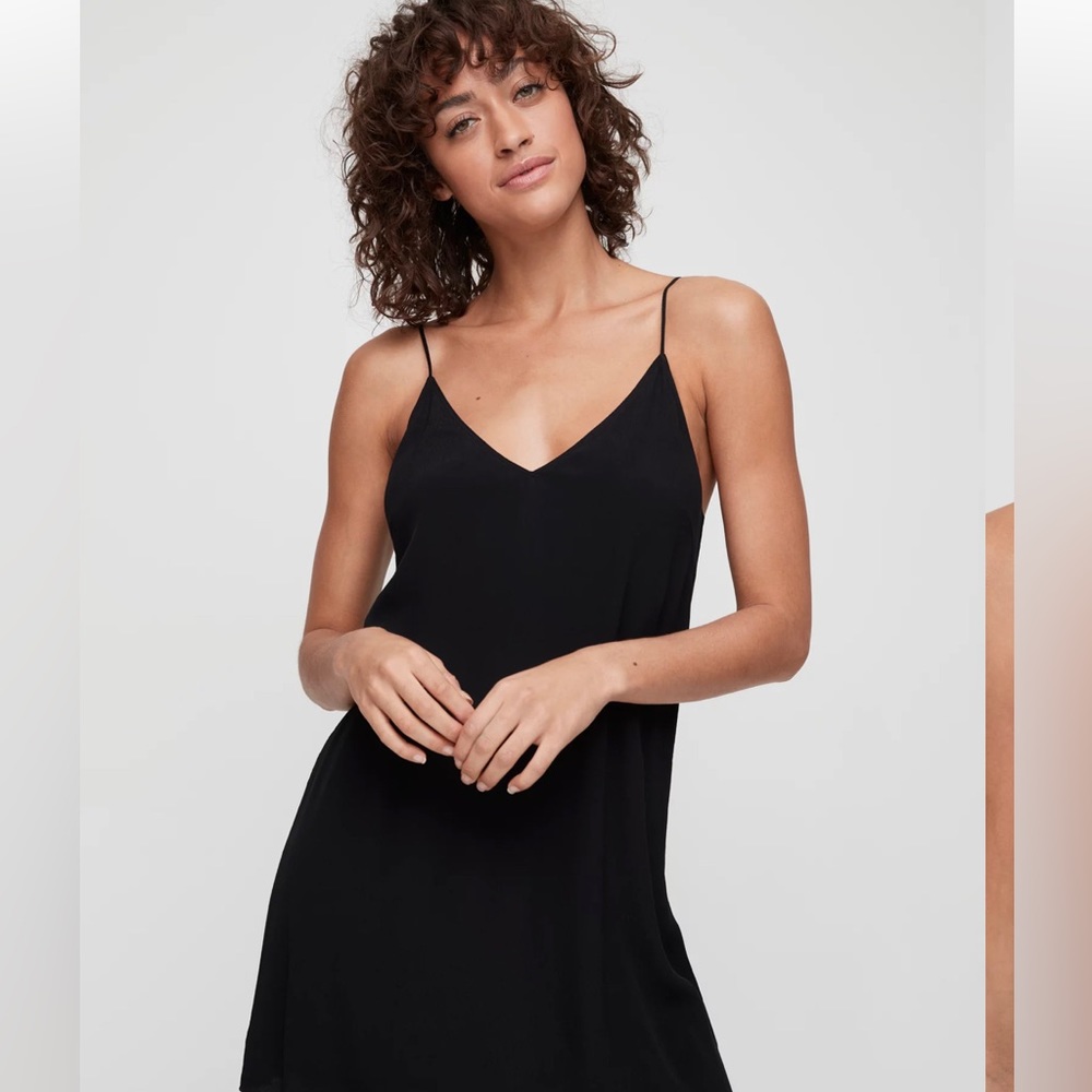 ARITZIA WILFRED FREE VIVIENNE DRESS CAMISOLE SIZE XS BLACK